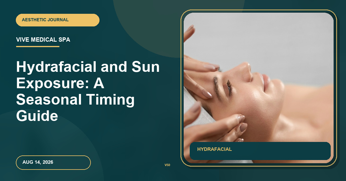 Hydrafacial and Sun Exposure: A Seasonal Timing Guide