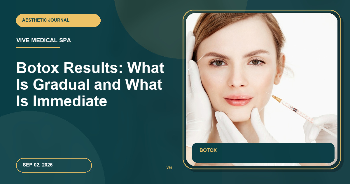 Botox Results: What Is Gradual and What Is Immediate
