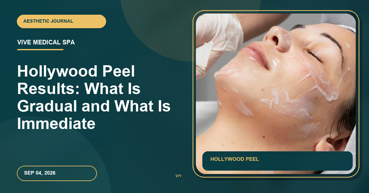Hollywood Peel Results: What Is Gradual and What Is Immediate