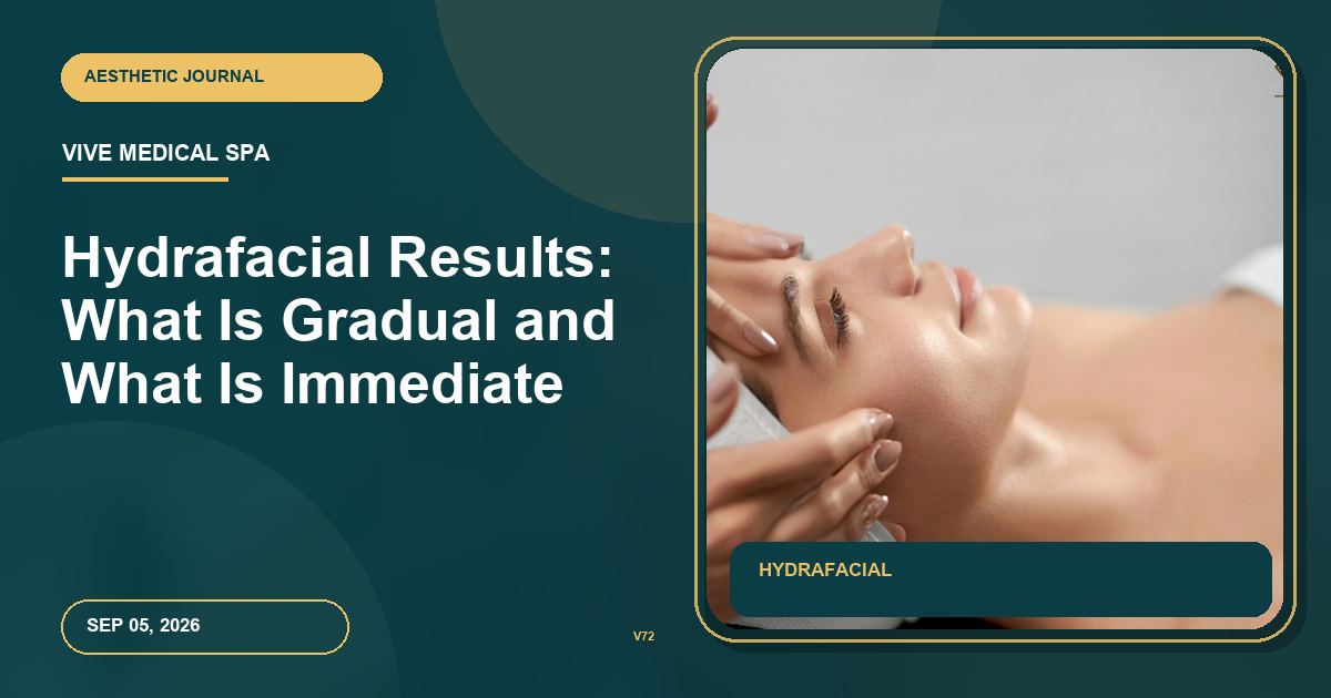 Hydrafacial Results: What Is Gradual and What Is Immediate