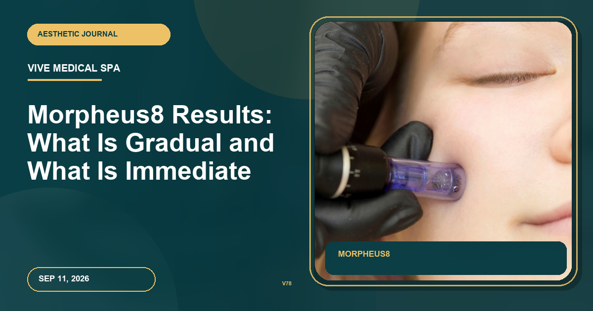 Morpheus8 Results: What Is Gradual and What Is Immediate
