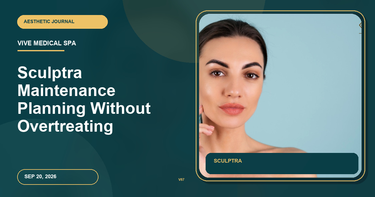 Sculptra Maintenance Planning Without Overtreating
