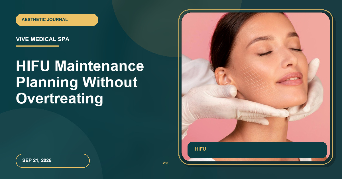 HIFU Maintenance Planning Without Overtreating