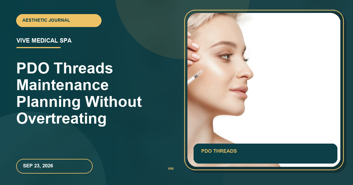 PDO Threads Maintenance Planning Without Overtreating