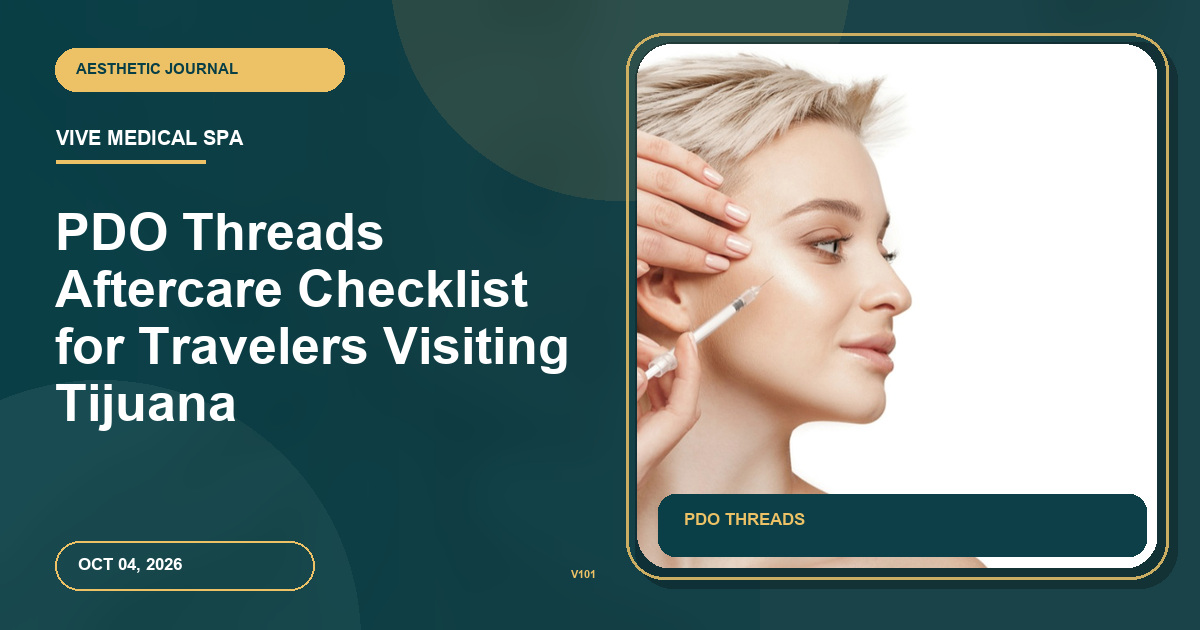 PDO Threads Aftercare Checklist for Travelers Visiting Tijuana