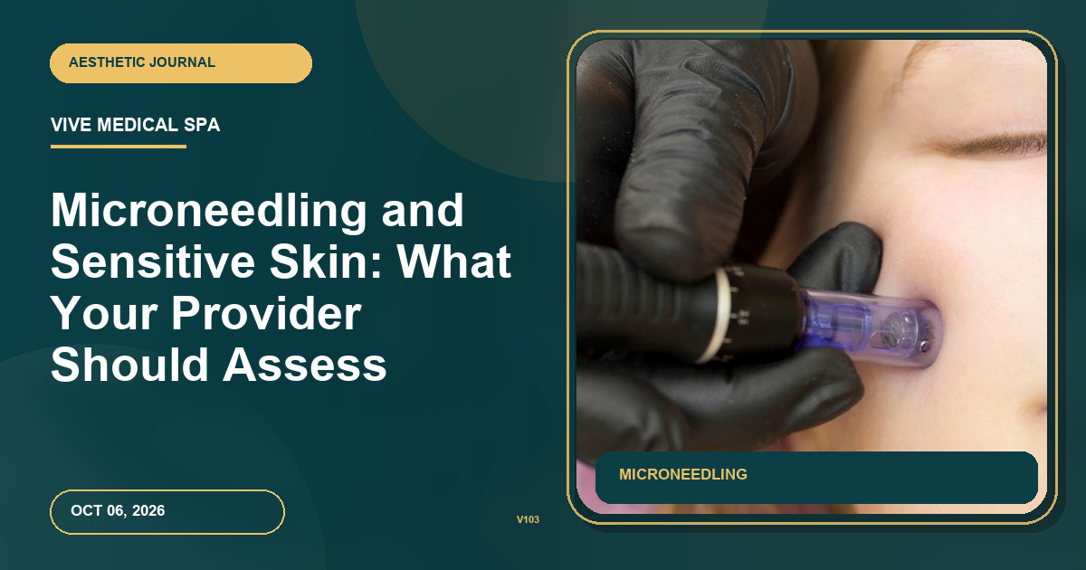 Microneedling and Sensitive Skin: What Your Provider Should Assess